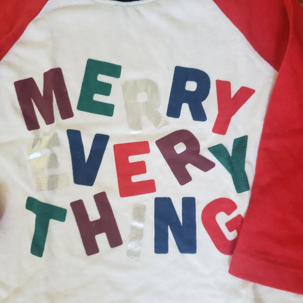 NWT Tucker + Tate Christmas Raglan Tee